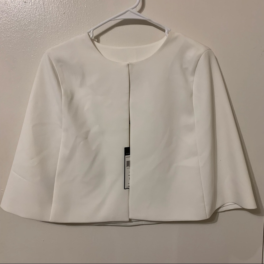BCBG New White Cape